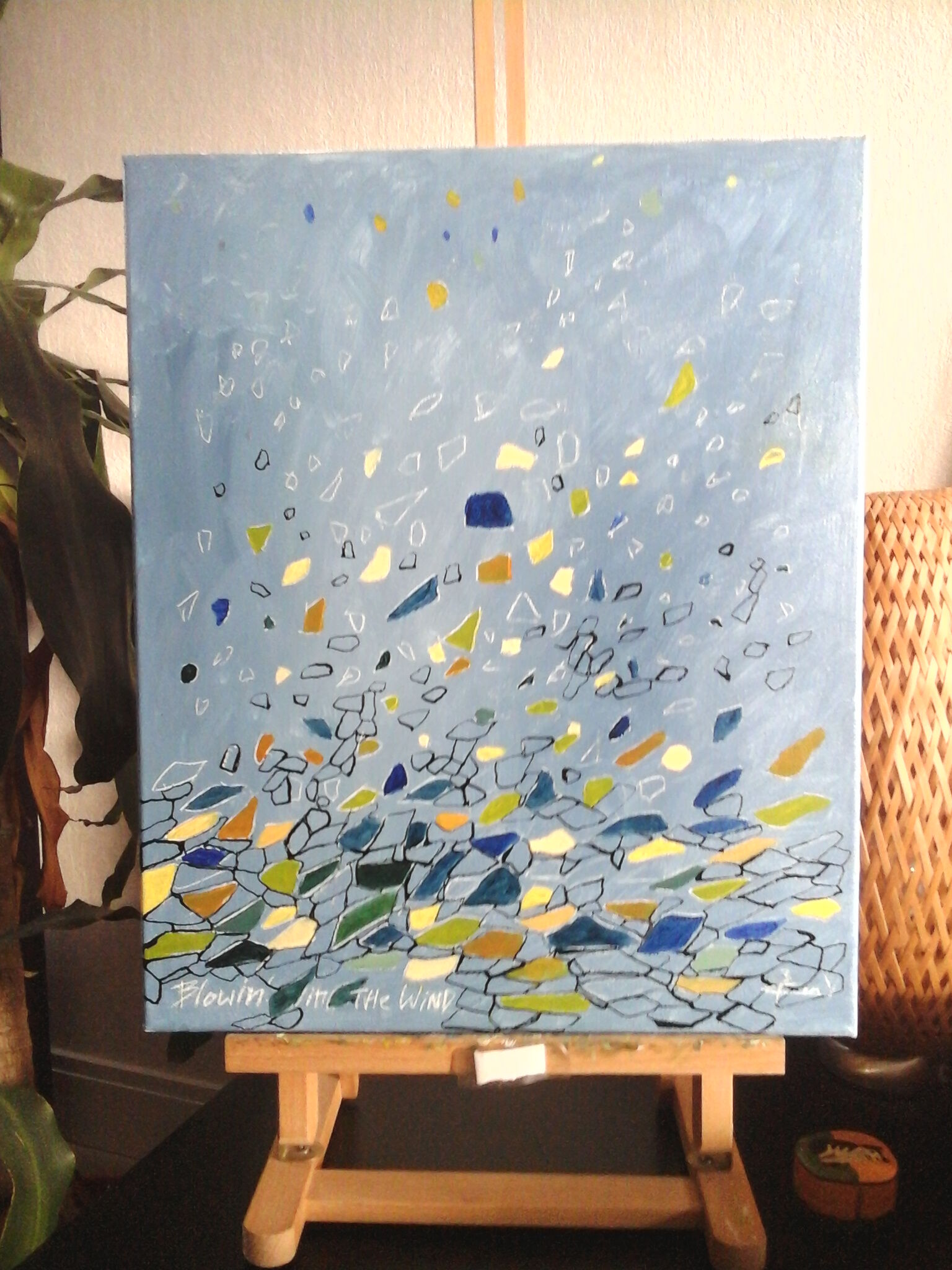 "blowin in the wind" acrylic