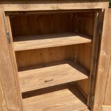 Parisian sideboard in solid thick pine / high