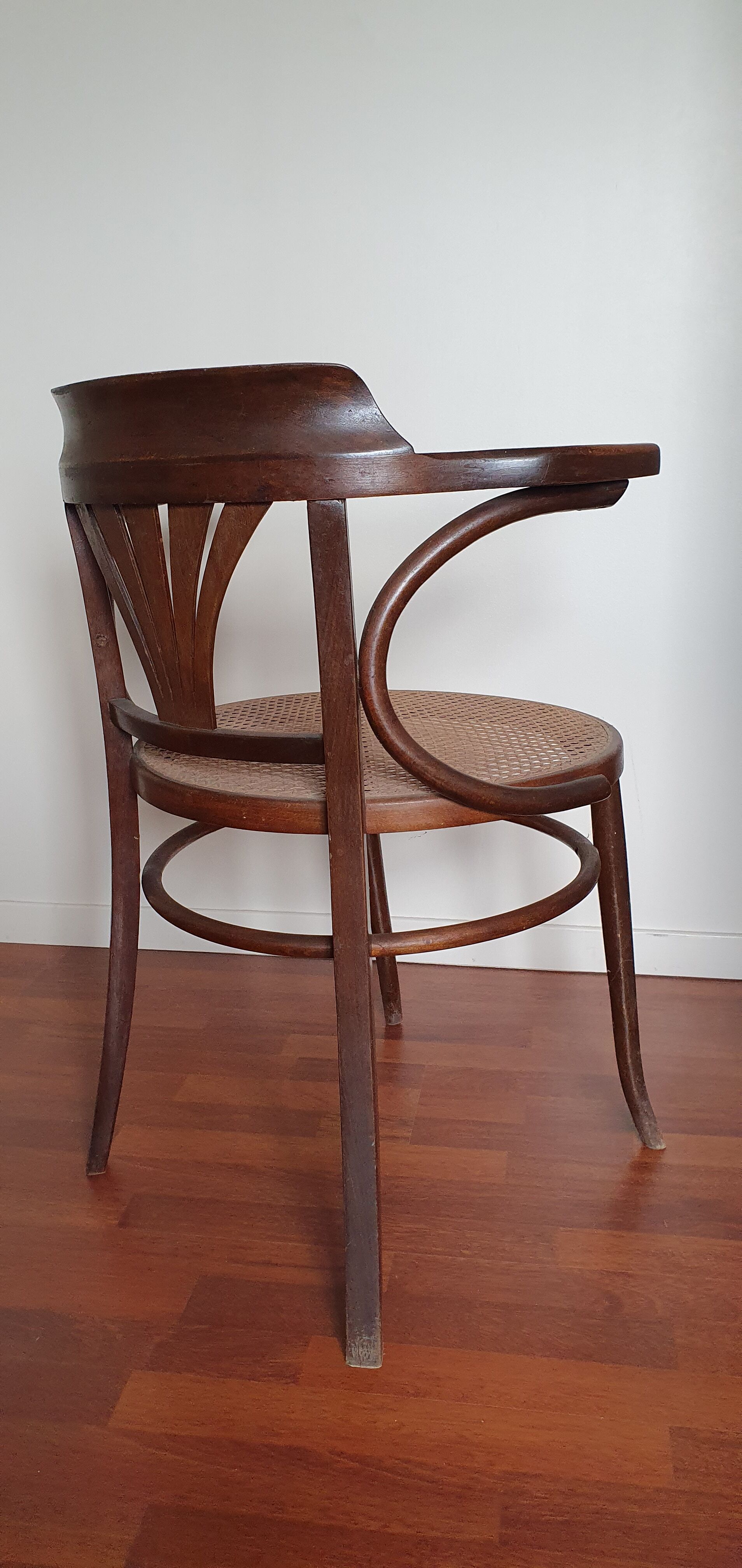 Fauteuil de bureau canné