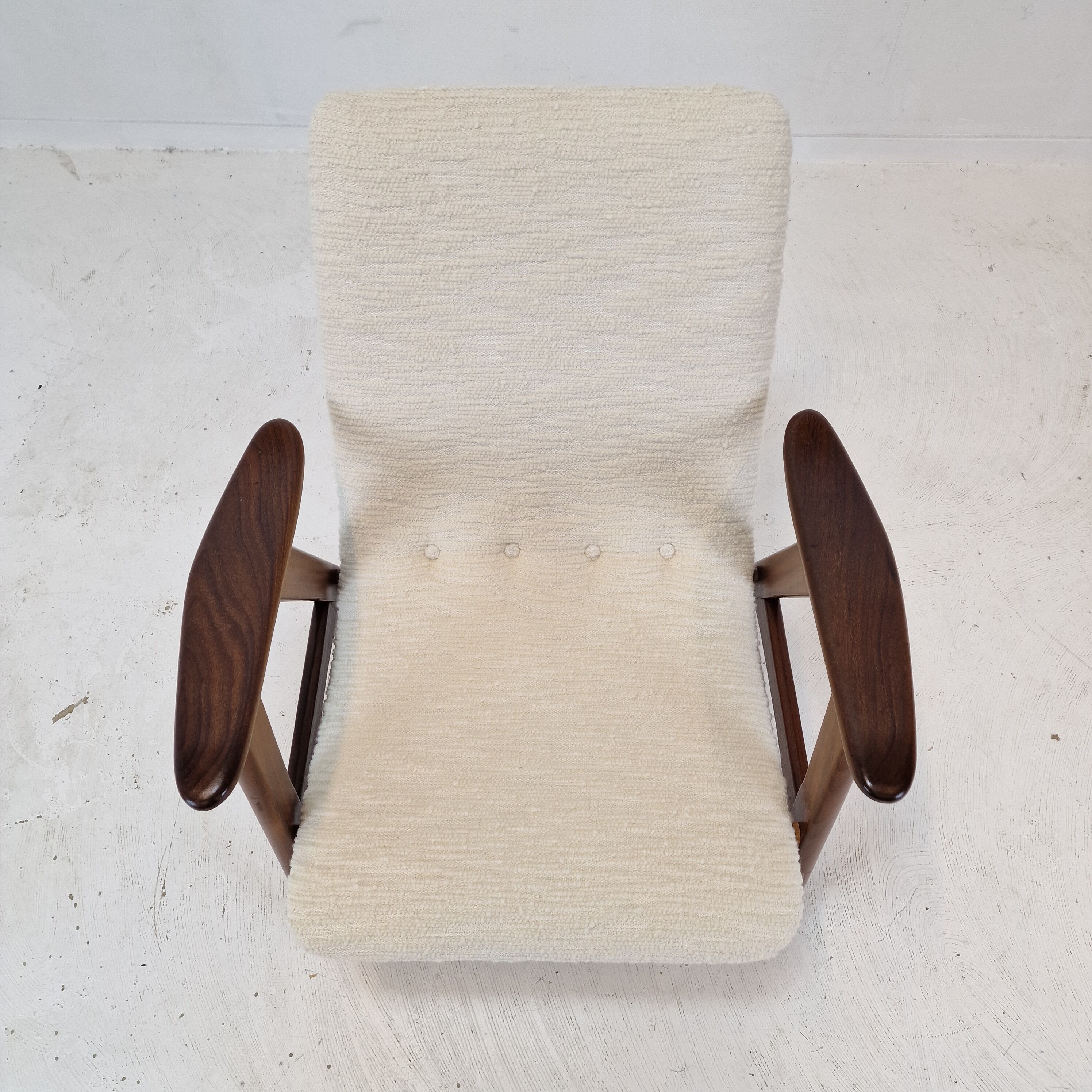 Teak Wébé Armchair by Louis Van Teeffelen, 1960s