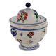 Antique ceramic soup tureen, Italy, 19th century.