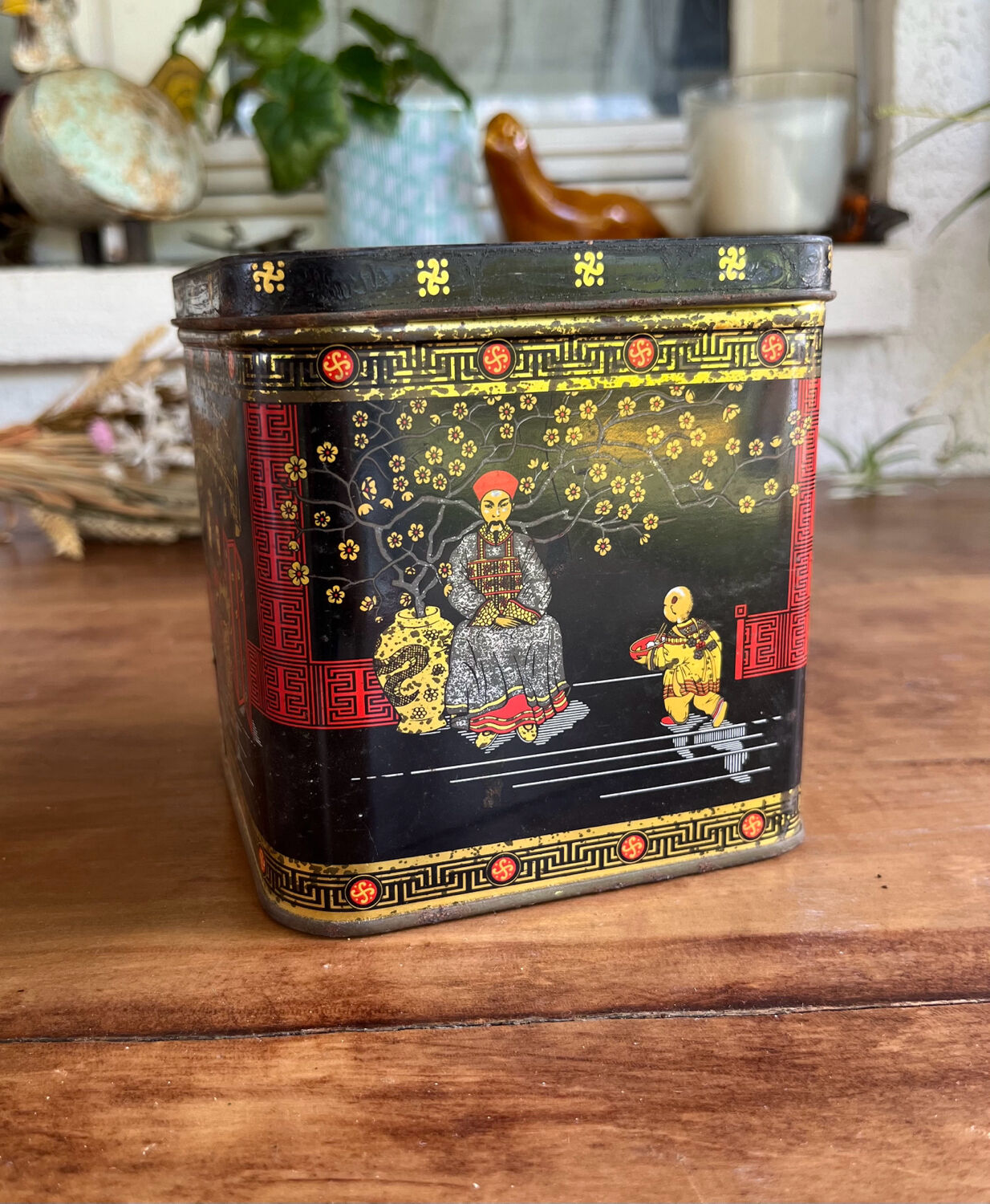 Old tea box