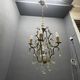 Vintage Italian Crystal Chandelier, 1940s