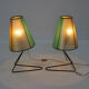 Ensemble de deux lampes de table du milieu du siècle, 1960