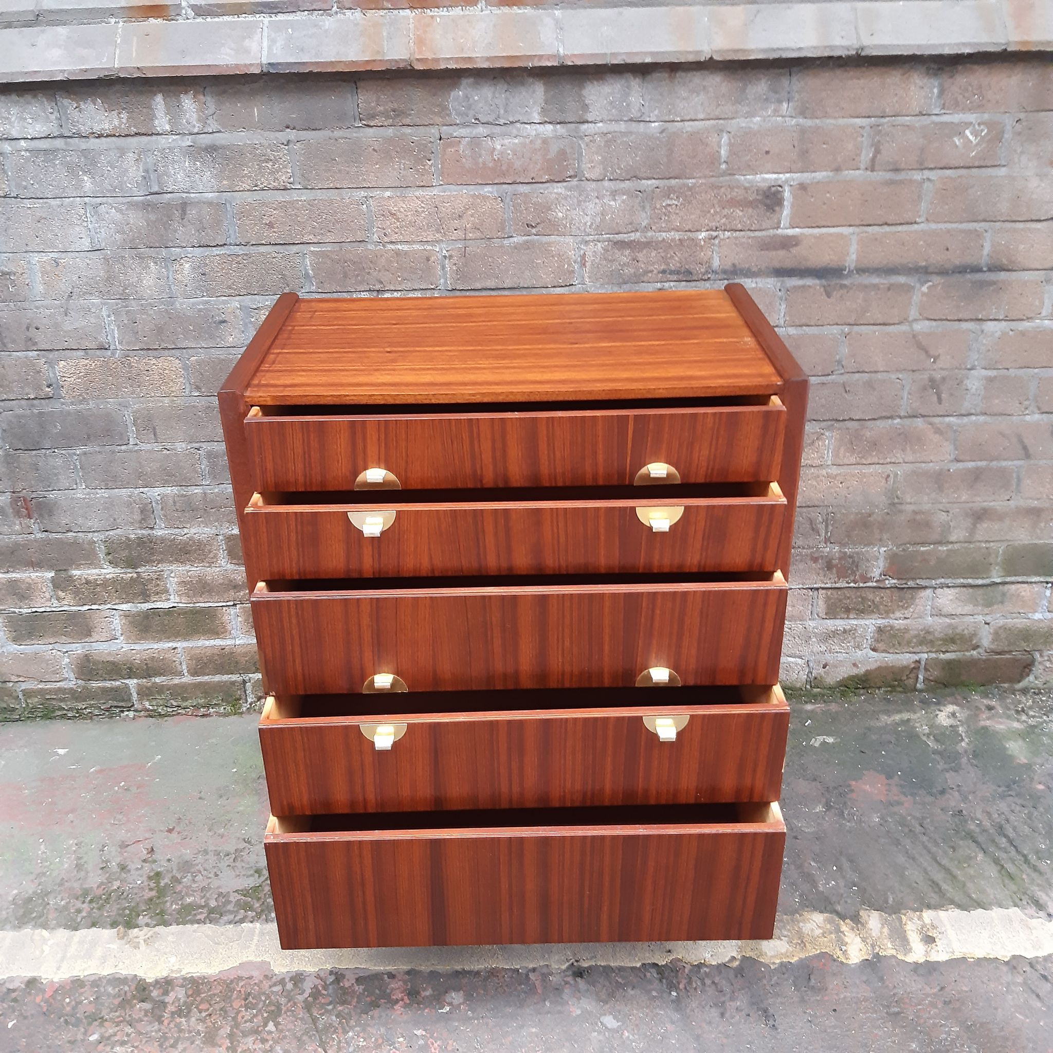 Mid century chest of drawers retro vintage furniture