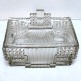 Art deco candy glass