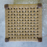 Braided rope stool