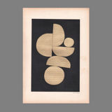 Collage on antique paper • c441 • signed eawy