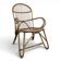 Bamboo and rattan armchair