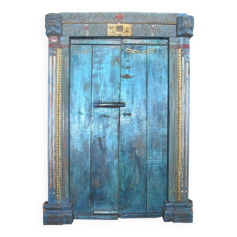 Antique Indian teak door
