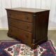 Late 19th century English oak chest of drawers