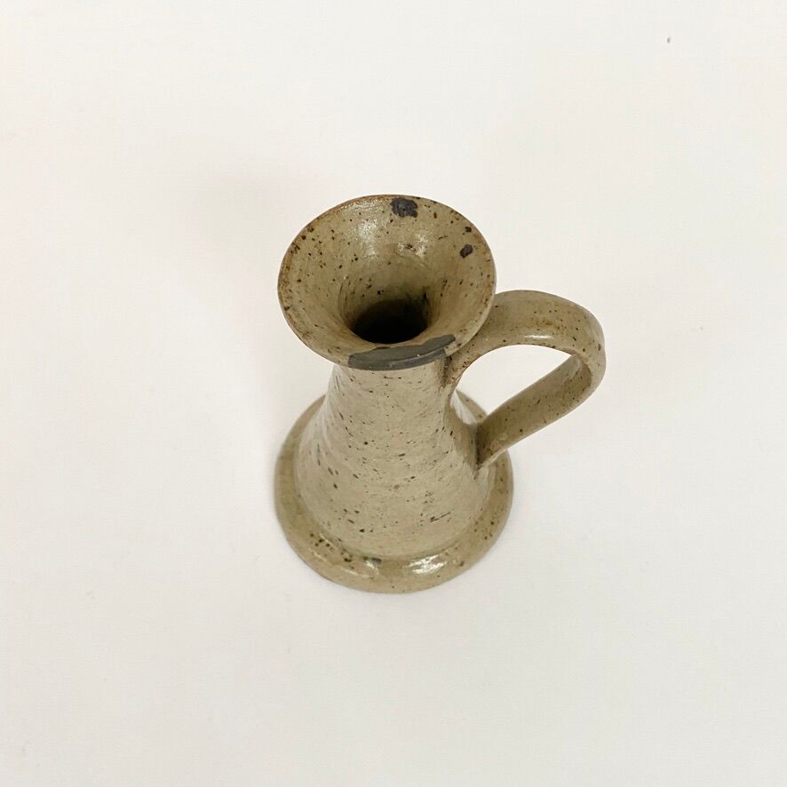 Bougeoir grès vintage
