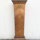 Vintage column in rosewood and bronze marquetry, mid-century