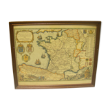 Map of the paths of St Jacques de Compostela
