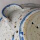 Old stoneware colander
