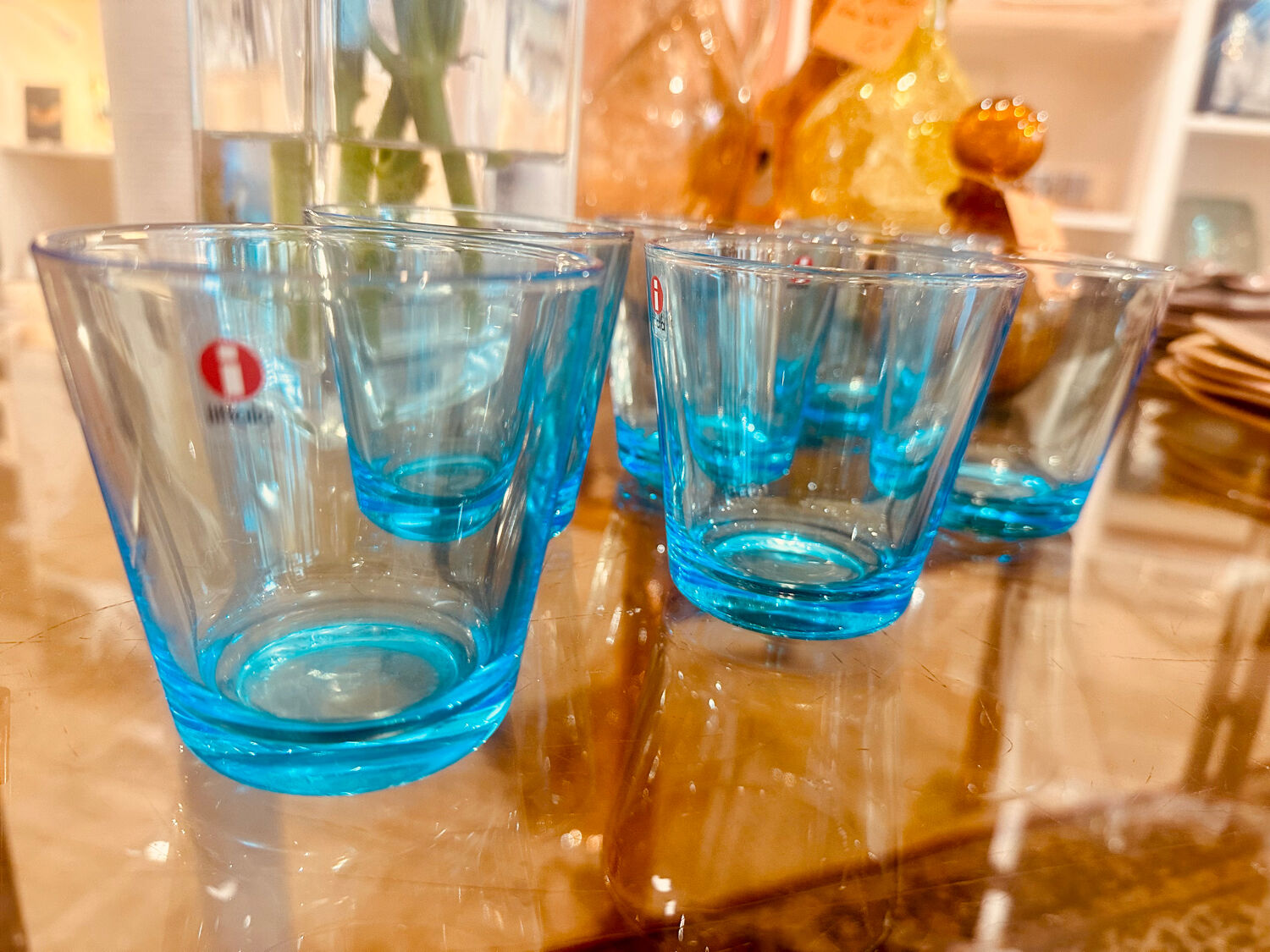 Verres vintage blue Iittala