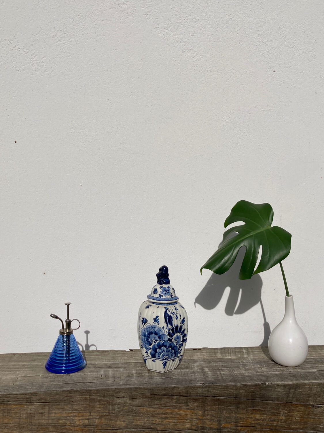 Pot couvert Delft bleu et blanc