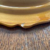 Set of 7 honey-colored plates in glazed clay Pottery Ravel