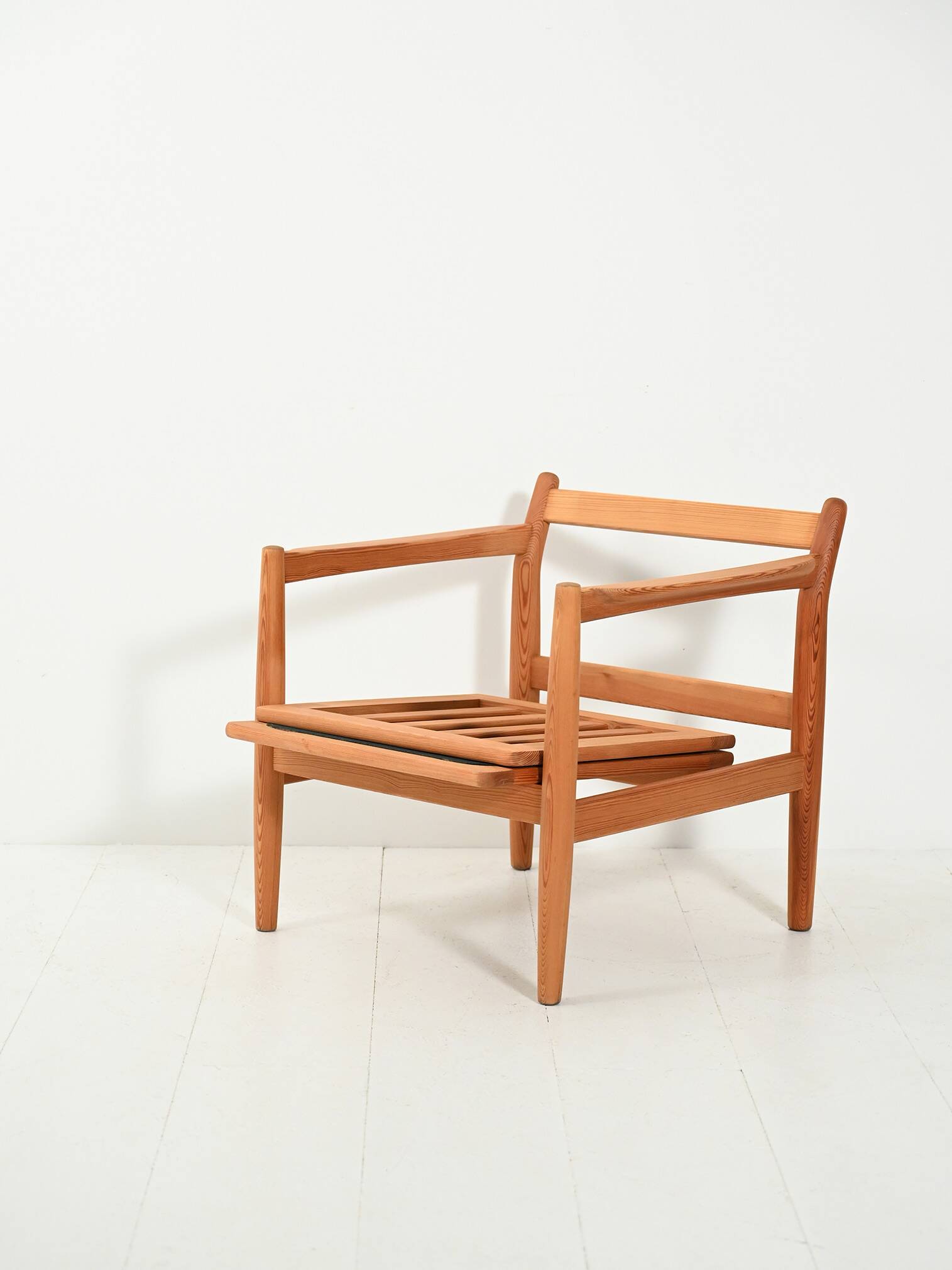 Norwegian pine armchair by Harry Moen