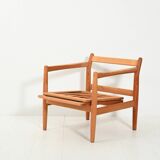 Norwegian pine armchair by Harry Moen