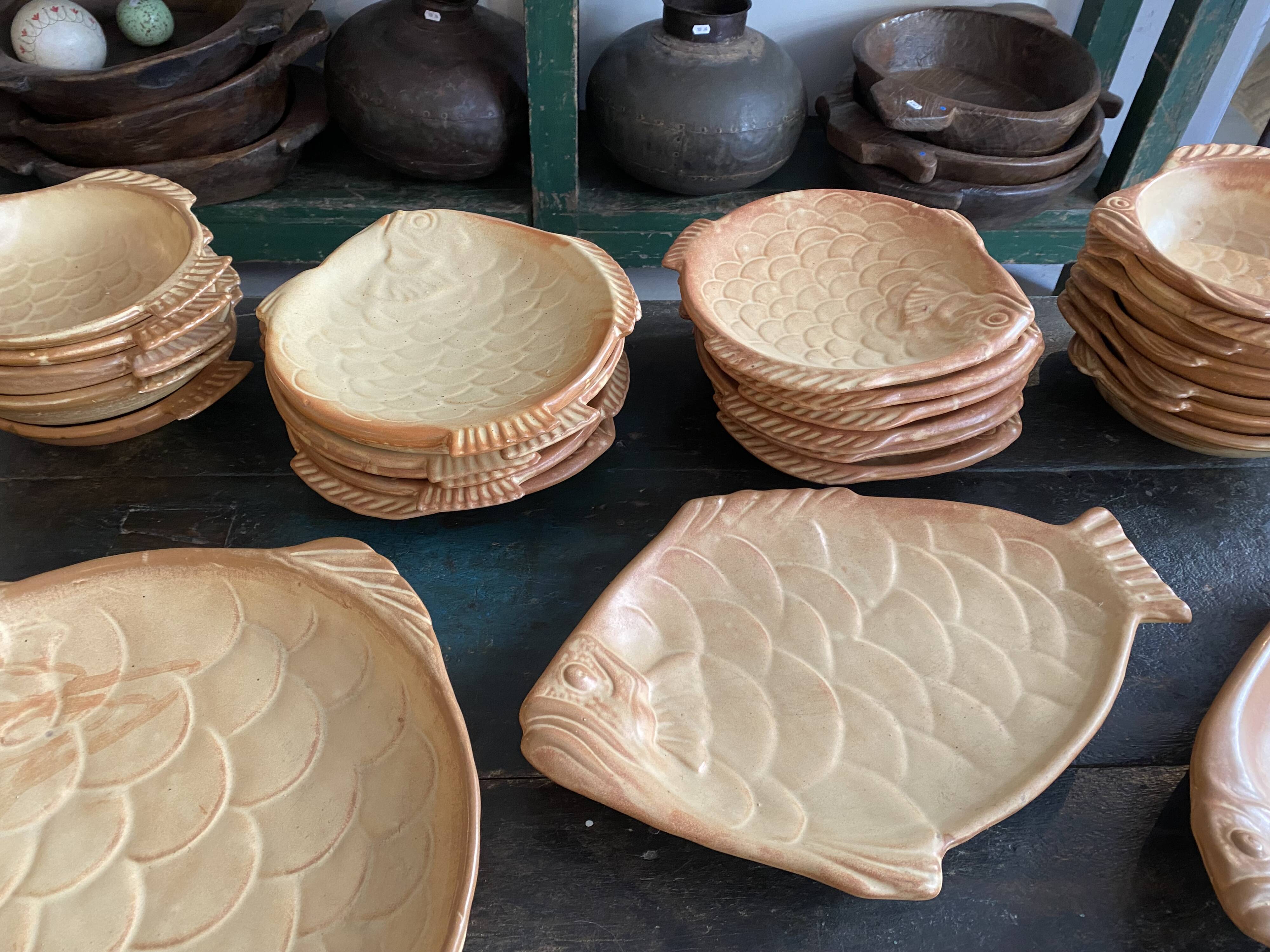 Bouillabaisse service by Marius Giuge in Vallauris