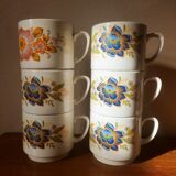 6 Monopoli mugs for tea or chocolate