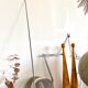 Old fencing mask set and its foil