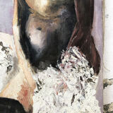 "Naked" oil painting