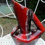 Large Vallauris pitcher in enamelled ceramic from the 60s