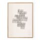 Abstract art print after painting signed Eawy