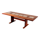 Gangsø Møbler extendable dining table in rosewood and ceramic version