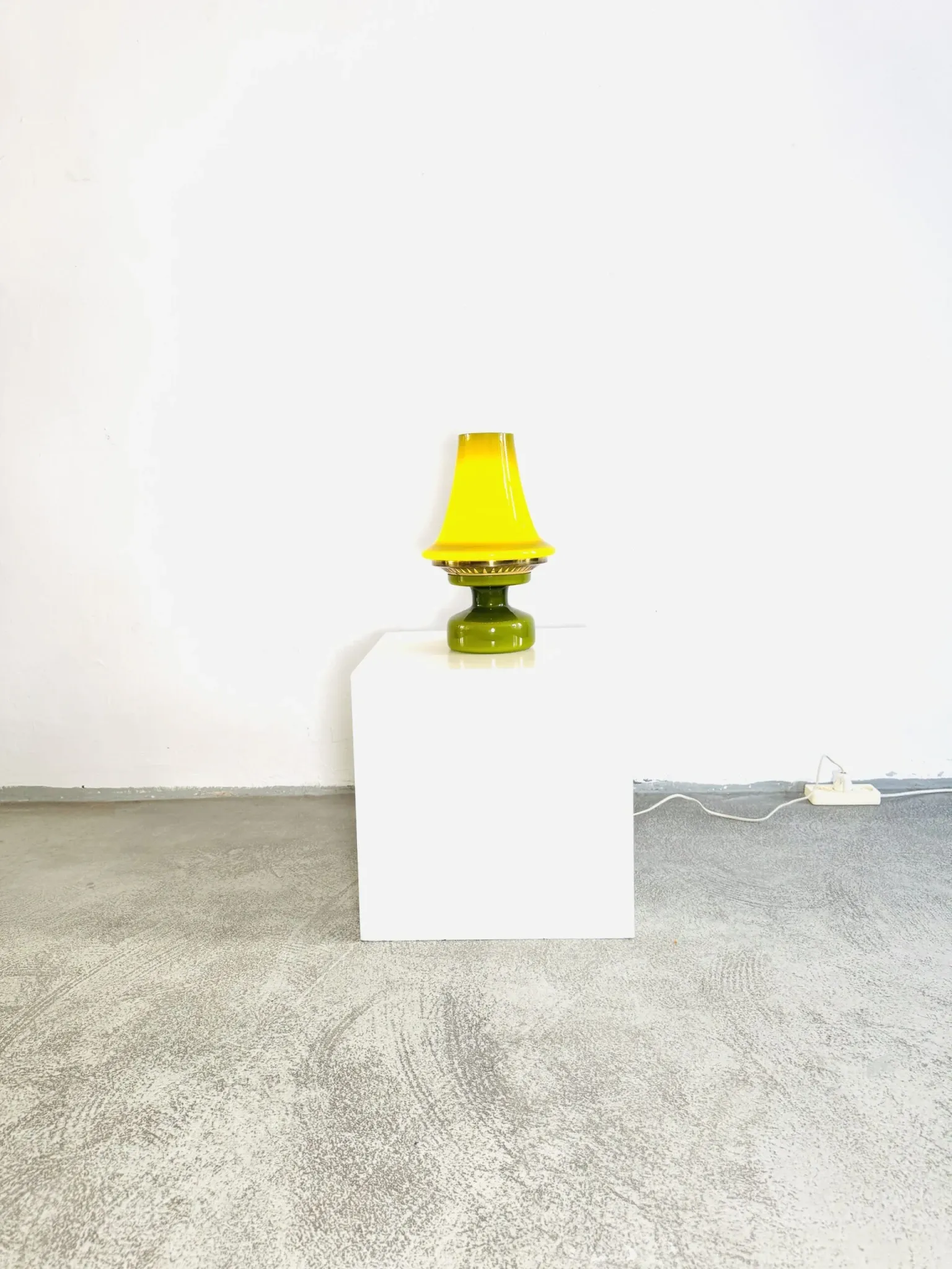 B-124 Glass Lantern Table Lamp By Hans-Agne Jakobsson For Markaryd Ab, Sweden, 1960S