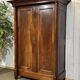 Armoire penderie Empire en merisier XIXème