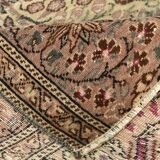 Brown & Cream Handmade Persian Rug, 196x260Cm