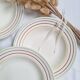 6 Assiettes creuses Gien modèle Jean vintage
