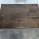 Table bureau Louis XIII en noyer massif