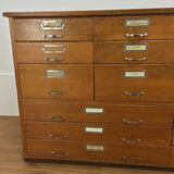 Craft furniture, drawer counter, oak