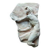 Relief statue of the god Kairos, son of Zeus.