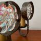 Appliques vintage en ferforgé et pâte De verre Murano des années 50-60