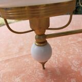 Lustre opaline 3 globes