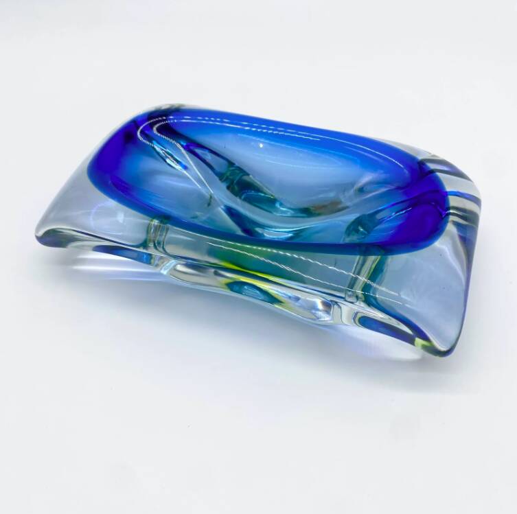 “Fluo Sommerso” ashtray – Murano, 1970s