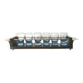 service de verres à digestif/liqueur