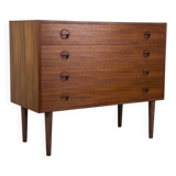 Commode en teck par Hansen et Guldborg, années 1960.