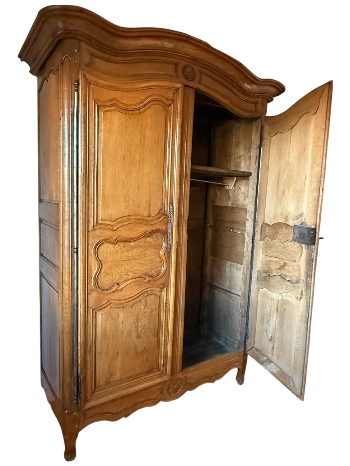 18th century Louis XV oak bridal wardrobe