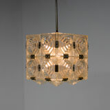 Glass Pendant by Kamenicky Senov, 1960s