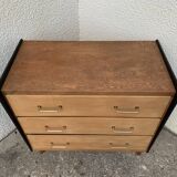 Commode pieds compas 1960