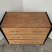 1960 compass foot chest of drawers