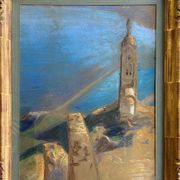 Tableau Edouard Pannetier (1884-1965) Eastern Mediterranean Estuary