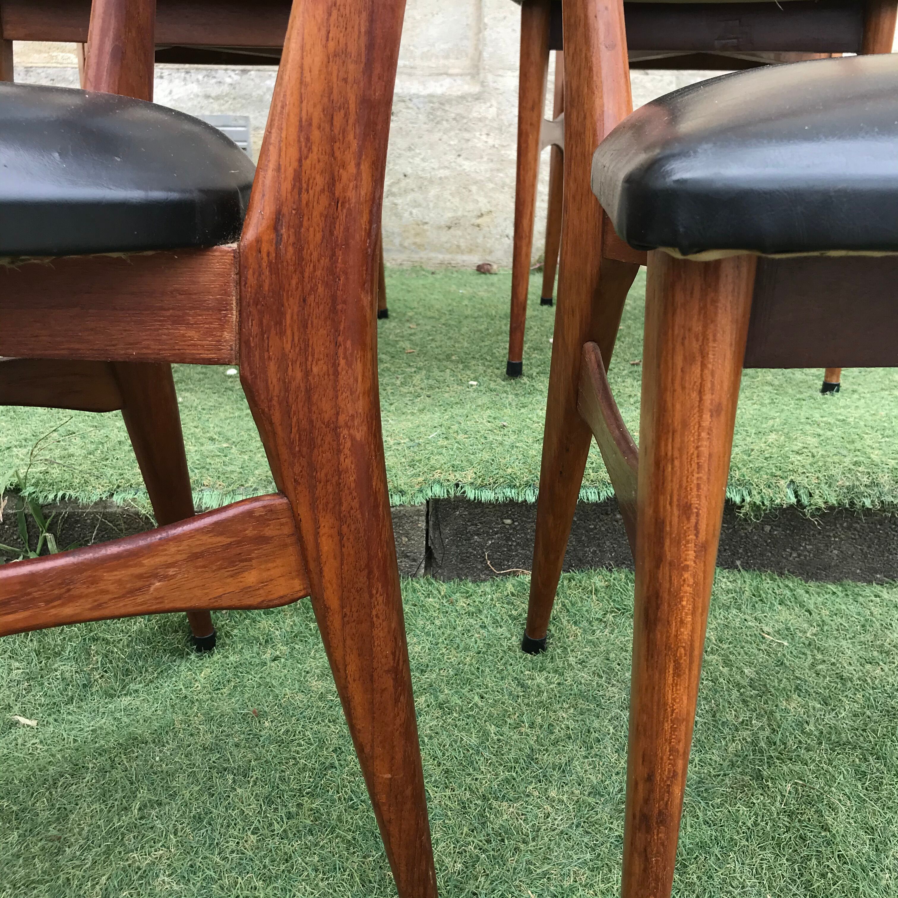 Lot de 4 chaises scandinaves