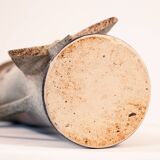 Brutalist ceramic vase with face by Dutch ceramist Rob den Tonkelaar 1970s